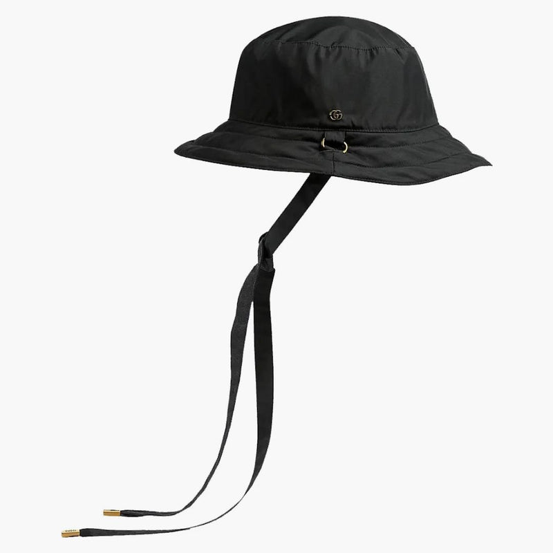 Gucci reversible has in GG Canvas and Nylon Black