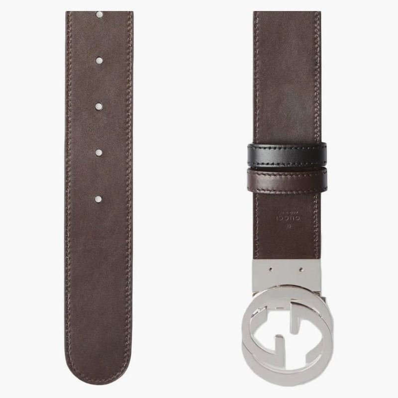 Gucci reversible signature Belt Black