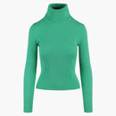 Gucci Ribbed Turtleneck svetr zelená