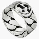 Gucci Ring with Interlocking G Silver Metal