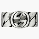 Gucci Ring with Interlocking G Silver Metal
