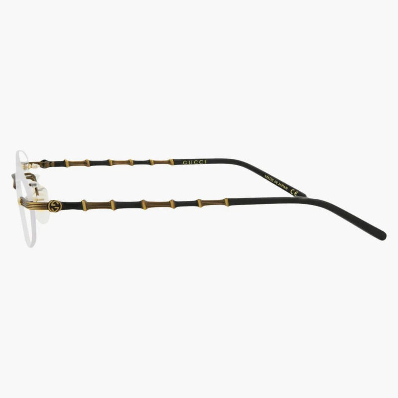 Gucci runda glasögon guld/guld/transparent (GG0857OJ-30009604-001)