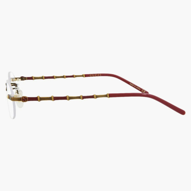 Kulaté brýle Gucci Gold/Gold/Transparent (GG0857OJ-30009604-003)