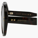 Gucci round frame acetate sunglasses Havana/Havana/Green (GG1081S-30012874-003)