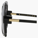 Gucci Round-Frame Injection Sunglasses Black/Black/Gray (GG1431S-300144433-001)