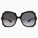 Gucci Round-Frame Injection Sunglasses Black/Black/Gray (GG1431S-300144433-001)