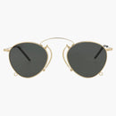 Gucci Round-Frame Metal Sunglasses Gold/Gold/Gray (GG1034S-30011714-002)