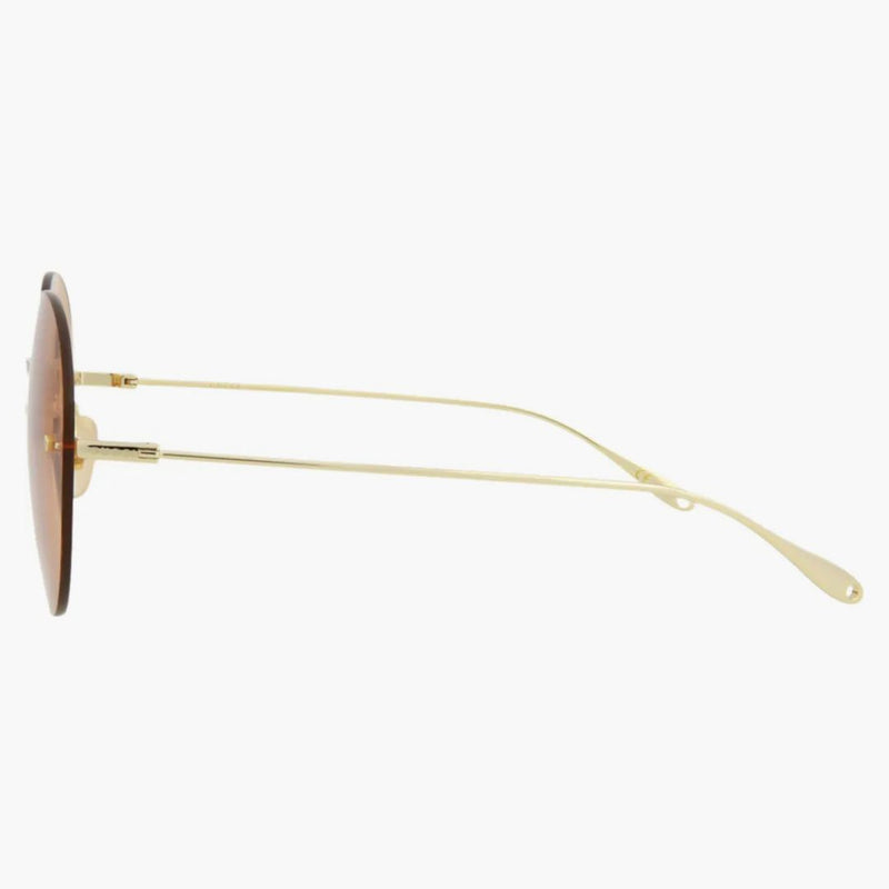 Gucci Round Oval Sunglasses Gold/Gold/Orange (GG1149S-30012724-007)