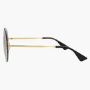 Gucci Round Oval Sunglasses Gold/Gold/Violet (GG0899S-30010510-001)