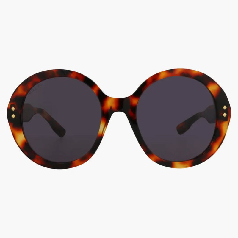 Gucci Round Oval Sunglasses Havana/Smoke (GG1081S-30012874-002)