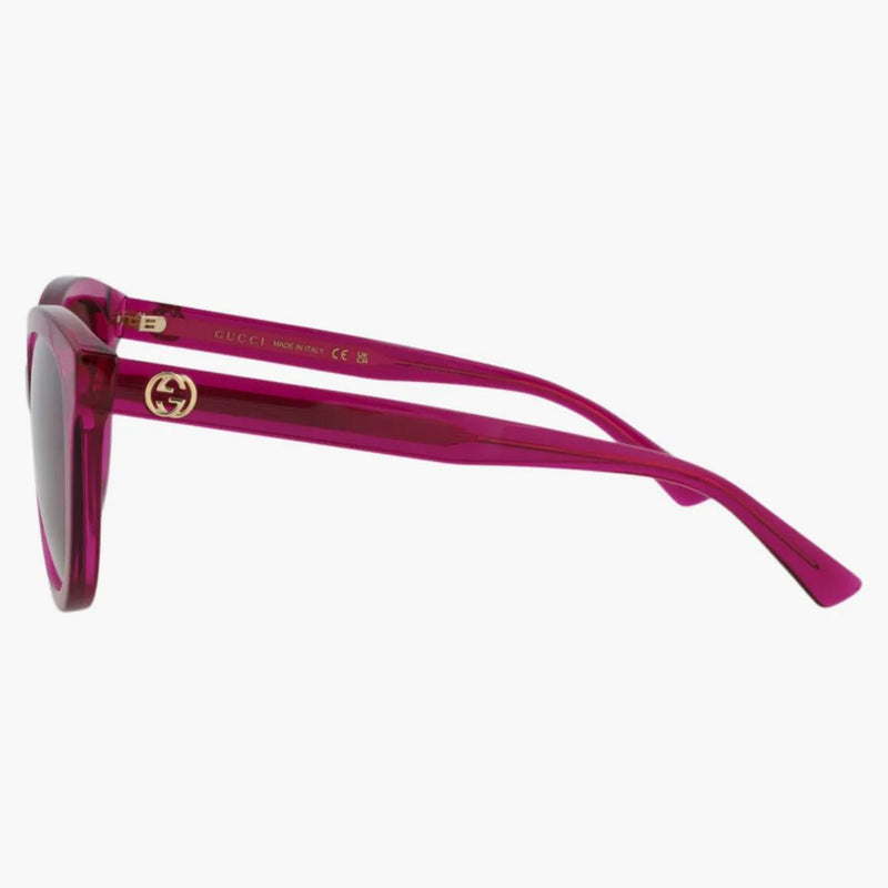 Gucci kulaté oválné sluneční brýle růžové/růžové/červené (GG1315S-30013864-004)
