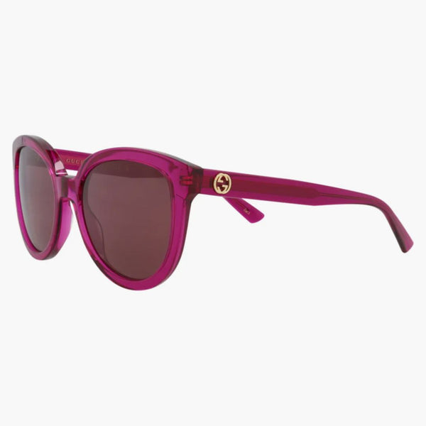Occhiali da sole ovali rotondi gucci rosa/rosa/rosso (GG1315S-30013864-004)