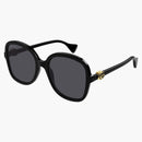 Gucci Round Sunglasses Black (GG1178S-001-56)