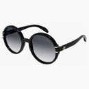 Gucci Round Sunglasses Black/Gradient Gray (GG1067S-001)