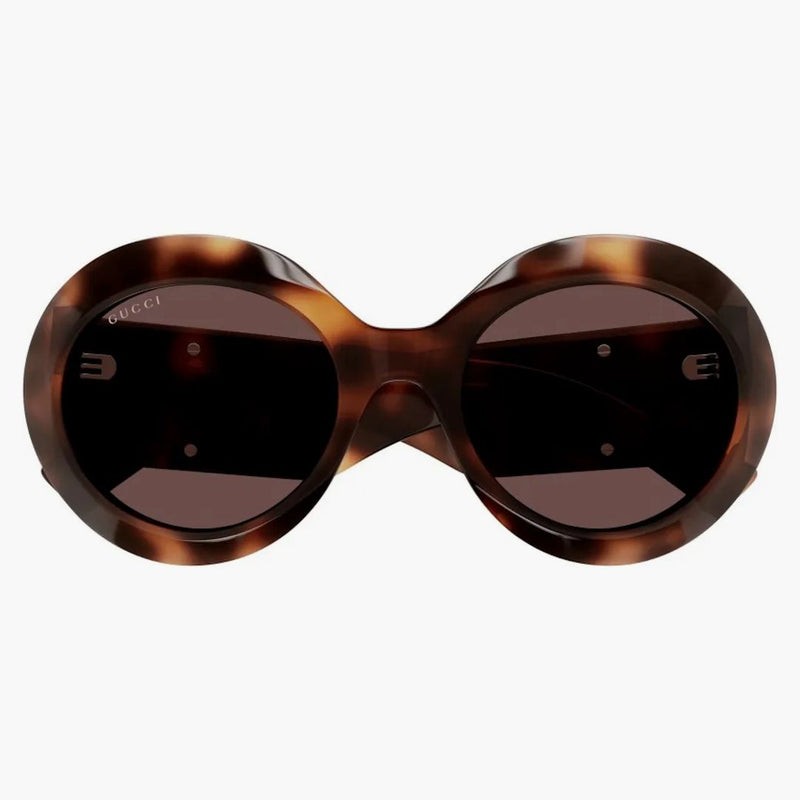 Gucci Round Sunglasses Havana/brown (gg1647s-009)