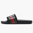 Gucci Rubber Slides Red Green