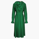 Gucci Ruffled Silk Maxi Dress Yard