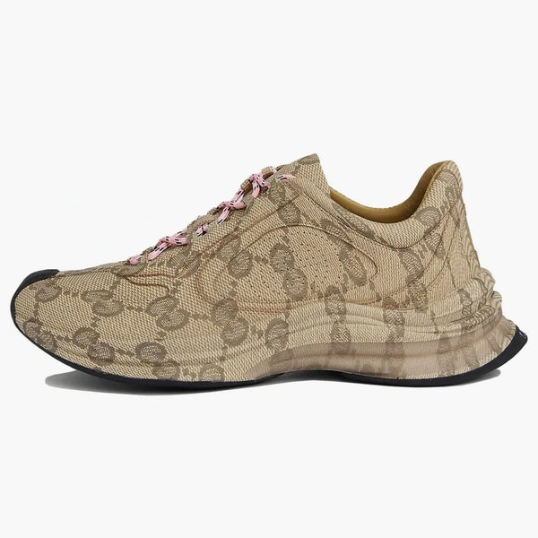 Gucci Run Beige Ebony Monogram (kvinnors)