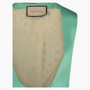 Gucci Scoopneck Tailored Vest Green