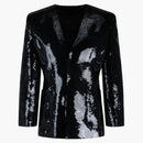 Gucci Sequin Blazer Blue