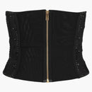 GUCCI FLITREDED CORTSET TOP BLACK