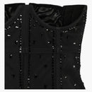 GUCCI FLITREDED CORTSET TOP BLACK