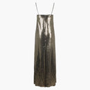 Gucci Sequin Sleeveless Cocktail Dress Black Gold