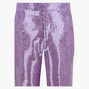 Gucci Sequin Straight-leg Pants Purple