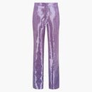 Gucci Sequin Straight-leg Pants Purple