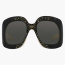 Gucci Shield Frame Acetate Sunglasses Black/grey (gg1093s-30012829-001-00011)