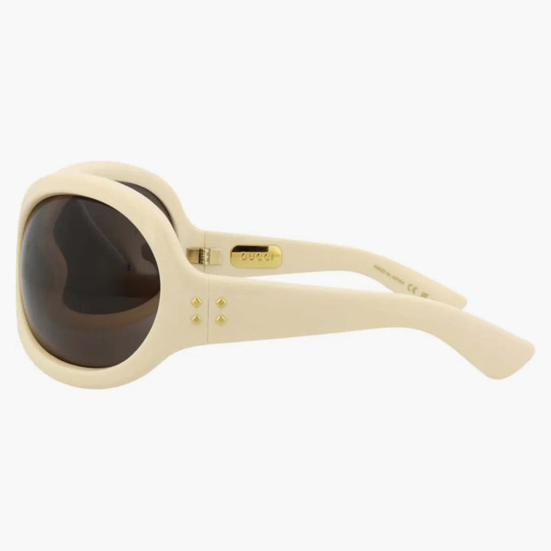 Gucci Shield frame injection sunglasses White/Brown (GG1381S-30014360-003-10024)