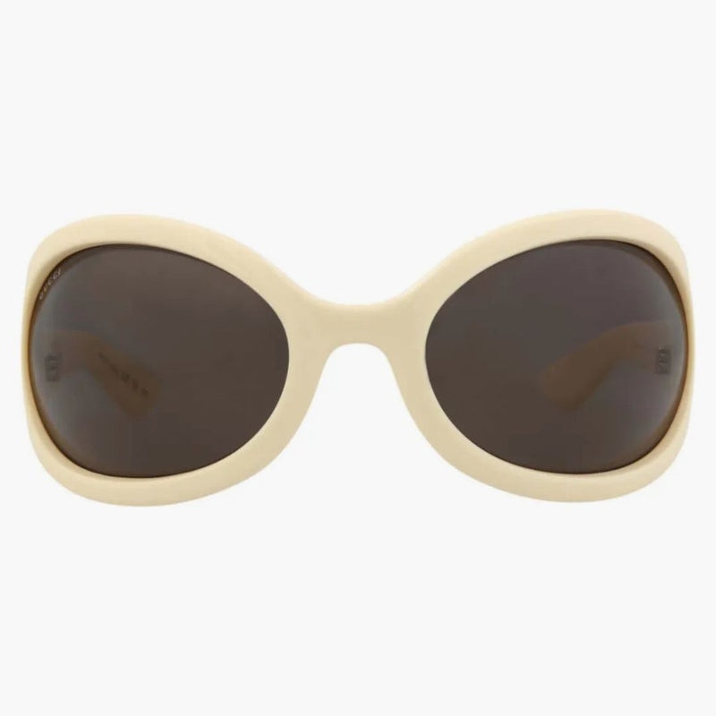 Gucci Shield frame injection sunglasses White/Brown (GG1381S-30014360-003-10024)