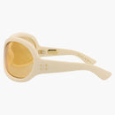 Gucci Shield-Frame Injection Sunglasses White/White/Yellow (GG1381S-30014360-004)