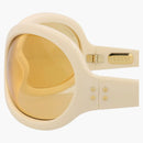 Gucci Shield-Frame Injection Sunglasses White/White/Yellow (GG1381S-30014360-004)