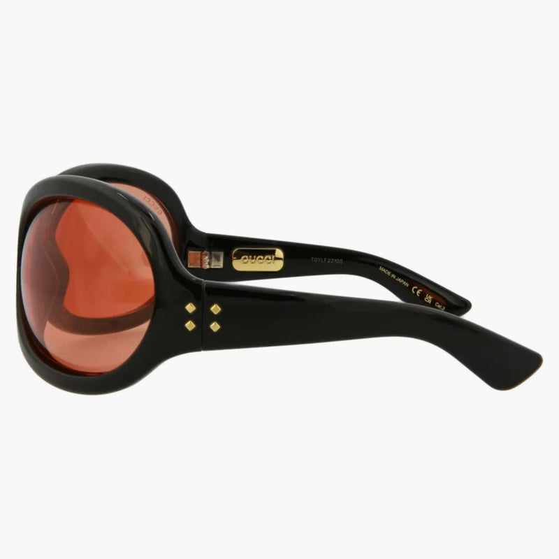 Gucci Shield Sunglasses Black/Red (GG1381S-30014360-001-00015)
