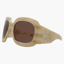 Gucci Shield Wrap Sunglasses Beige/Brown (GG1093S-30012829-003)