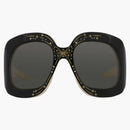 Gucci Shield Wrap Sunglasses Black/Black/Gray (GG1093S-30012829-001)