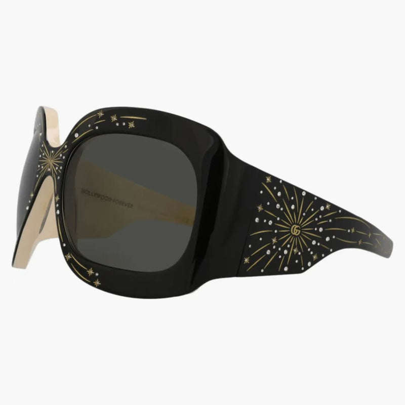 Gucci Shield Wrap Gafas de sol Black/Black/Gray (GG1093S-30012829-001)