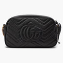 Gucci GG Marmont Camera Bag Matelasse Small Black