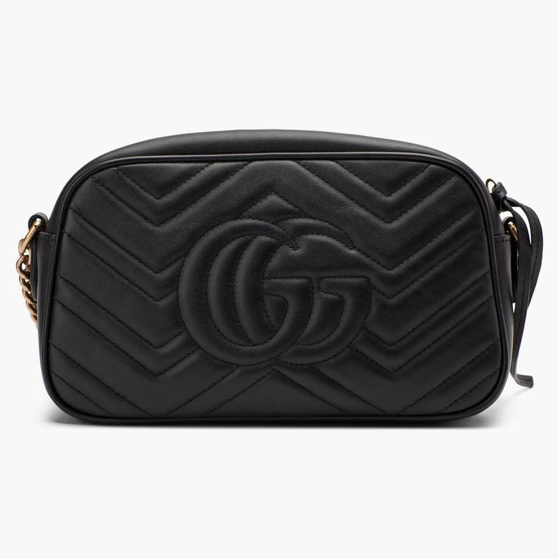 GG GG GG Marmont Camera Borsa Matelasse Small Black