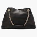 Gucci Soho Shoulder Bag Chain Strap Medium Black