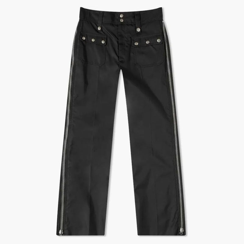 Kalhoty na boční zip gucci černé