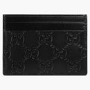 Gucci Signature Leather Card Holder GG (5 Card Slot) Black