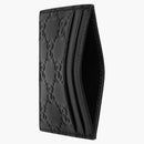 Gucci Signature Leather Card Holder GG (5 Card Slot) Black