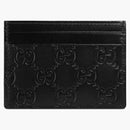 Gucci Signature Leather Card Holder GG (5 Card Slot) Black
