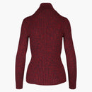 GUCCI SILK BLEND TARTLENECK RED