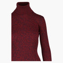 GUCCI SILK BLEND TARTLENECK RED