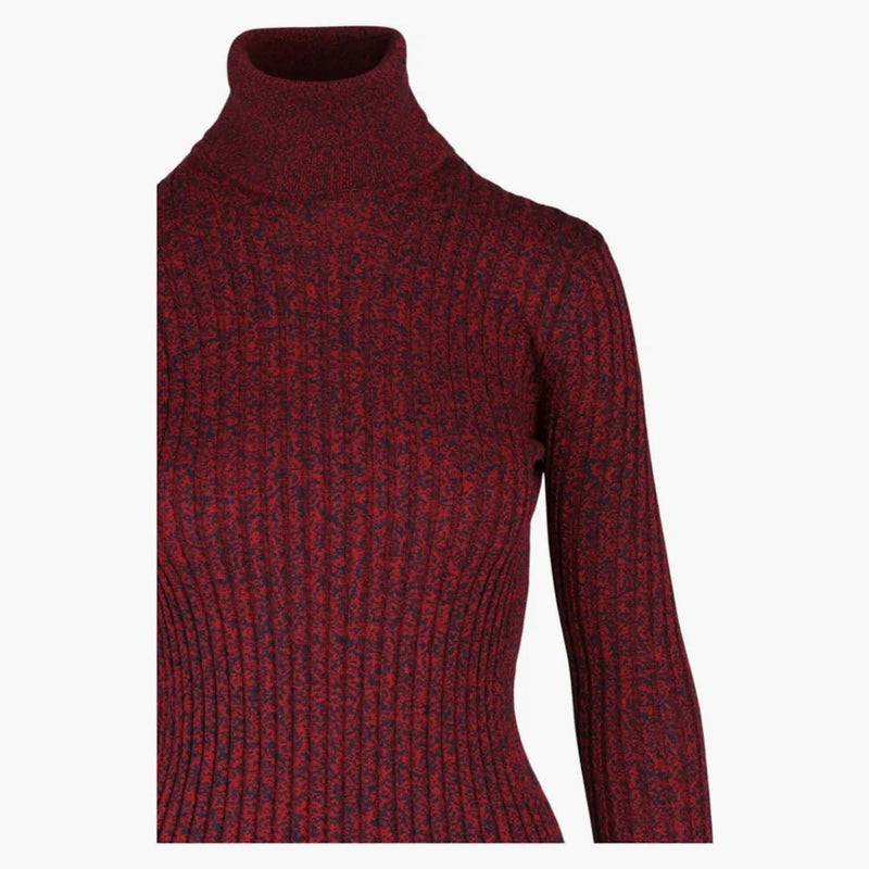 Gucci Silk Blend Turtleck Red