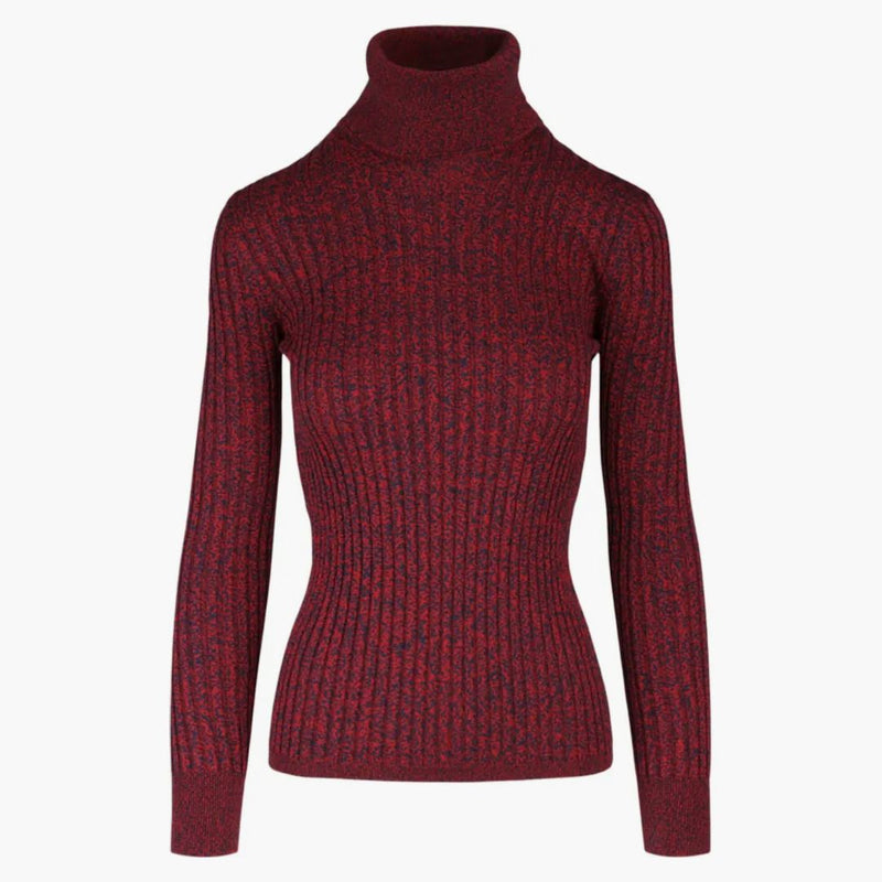 Gucci Silk Blend Turtleck Red