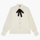 Gucci Silk Crepe de Chine Shirt Ivory